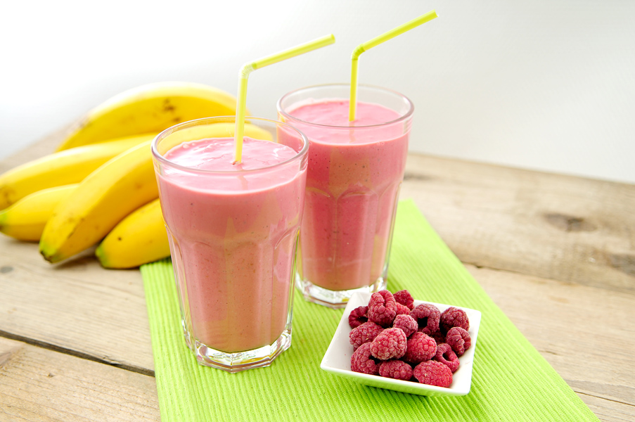 Frambozen smoothie