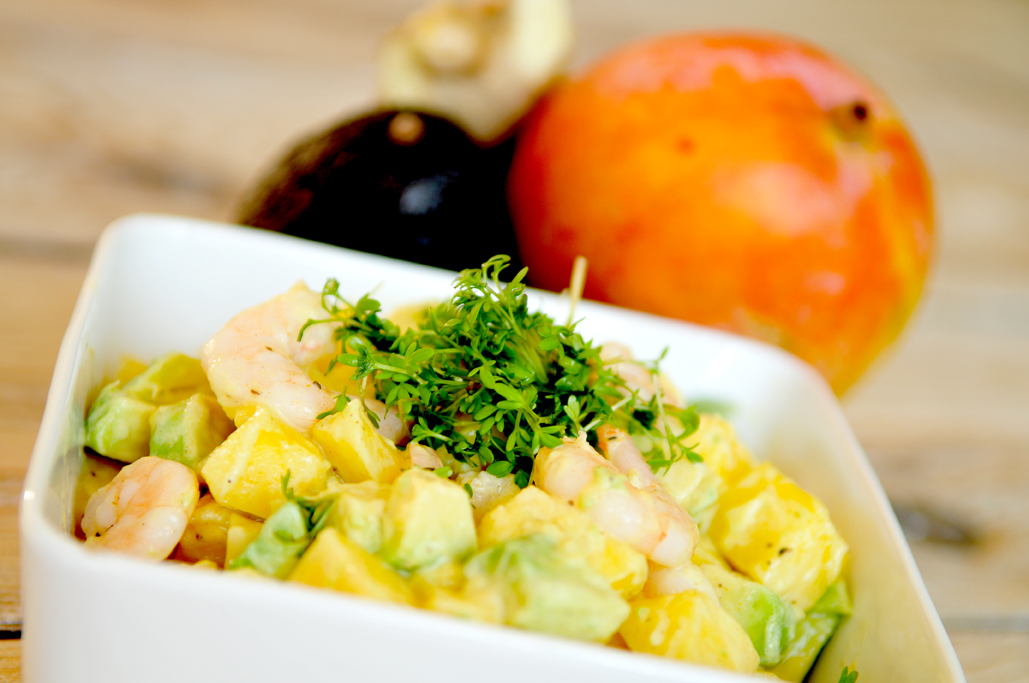 avocado-salade-mango-gember