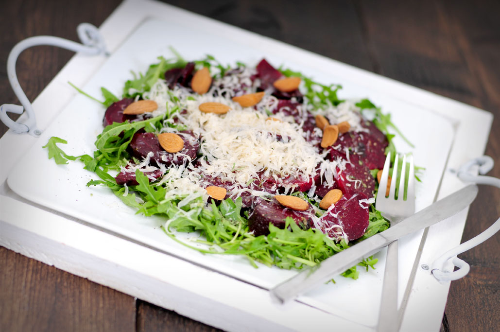 bietensalade met oude geitenkaas