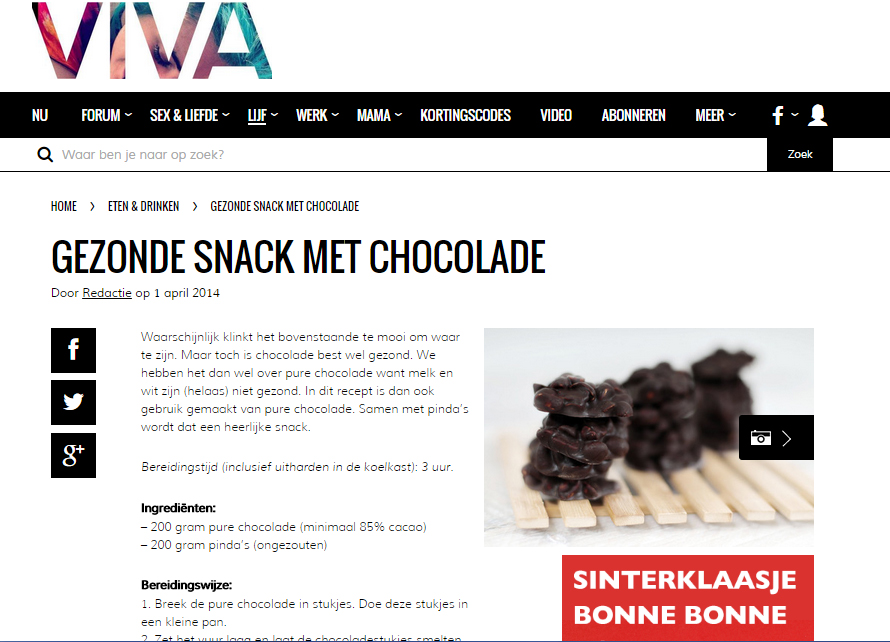 gezond snack choco Viva 1april2014