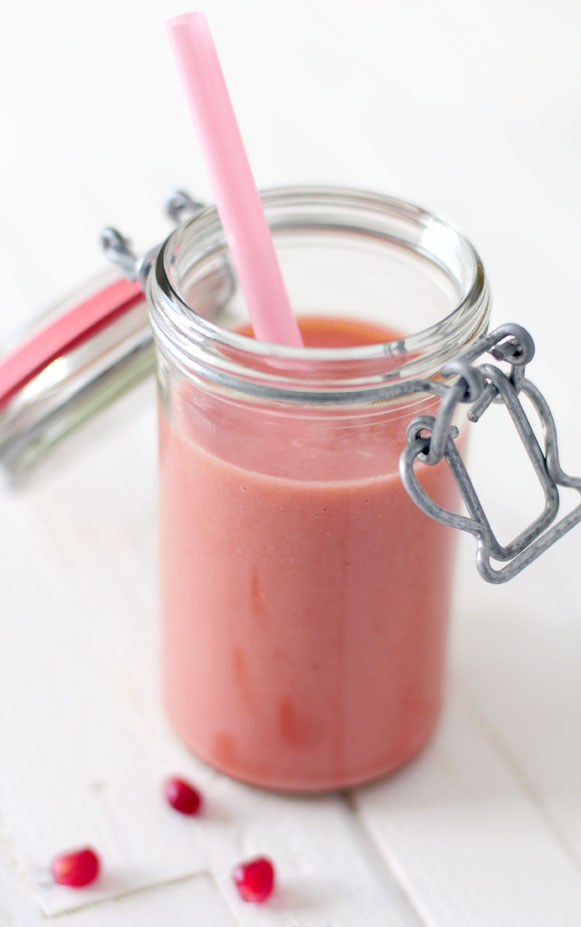 Roze smoothie