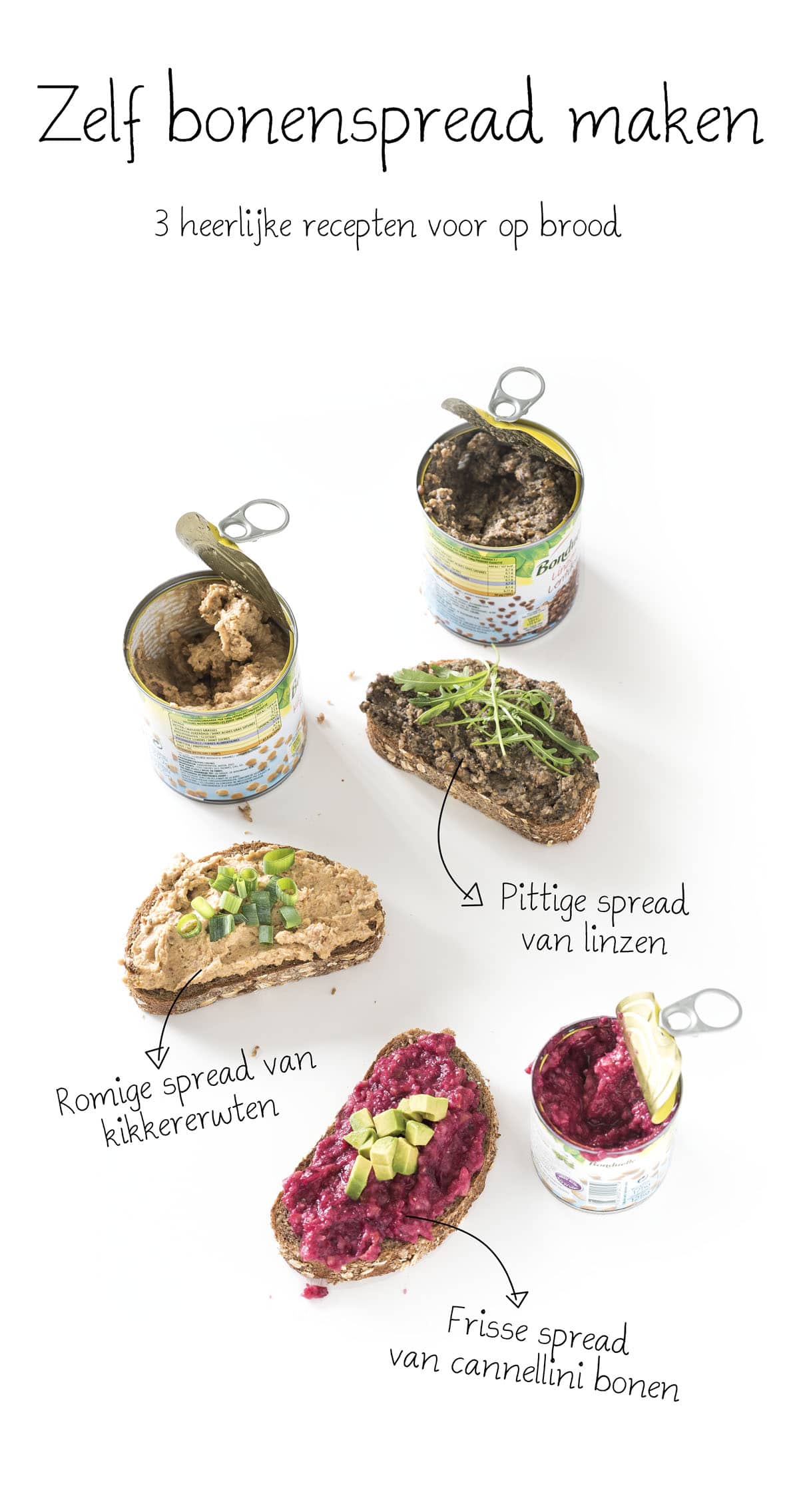 3x bonenspread maken