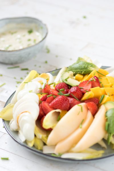 Zomerse witlofsalade fruit 2