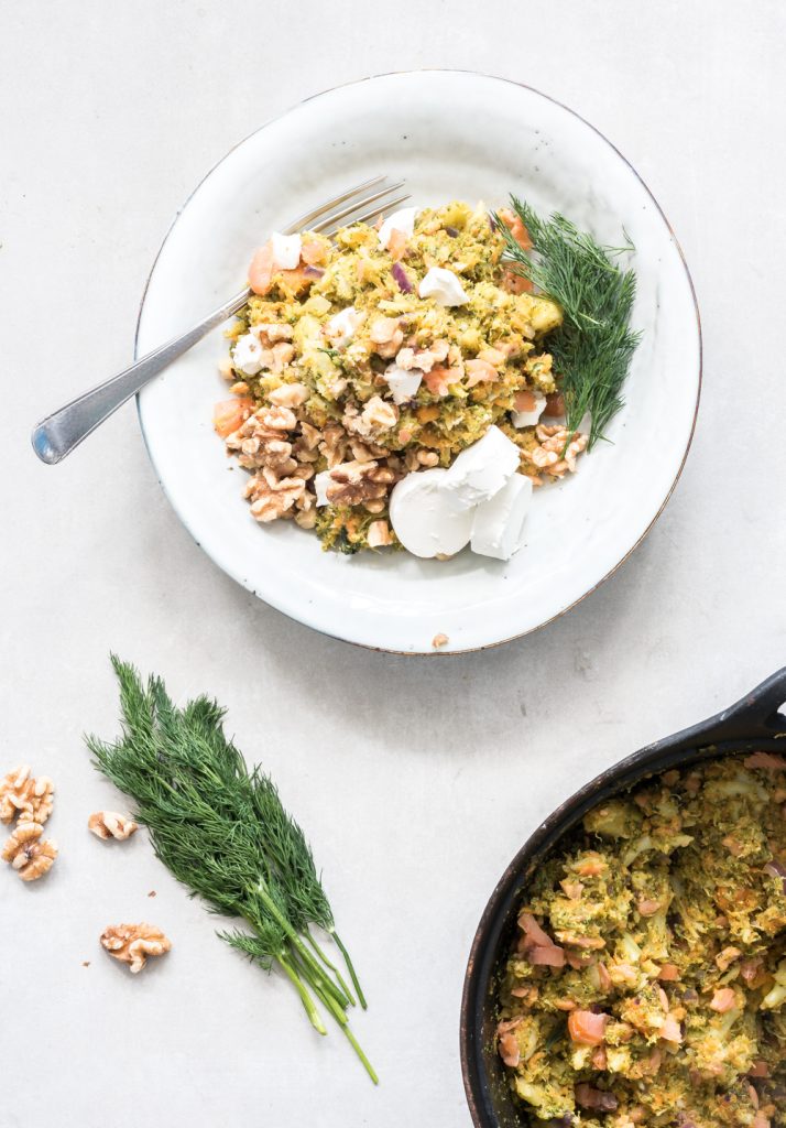 Recept voor stamppot met broccoli en zoete aardappel