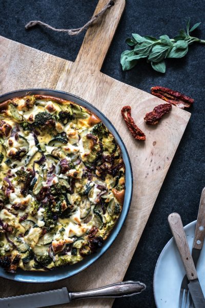 Gezonde Quiche Met Broccoli En Geitenkaas-Voedzaam & Snel