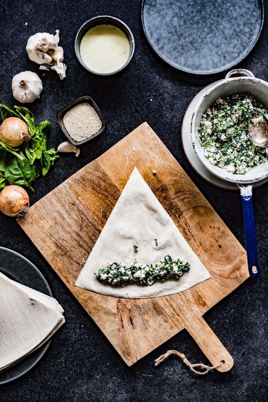 borek recept met spinazie feta vulling