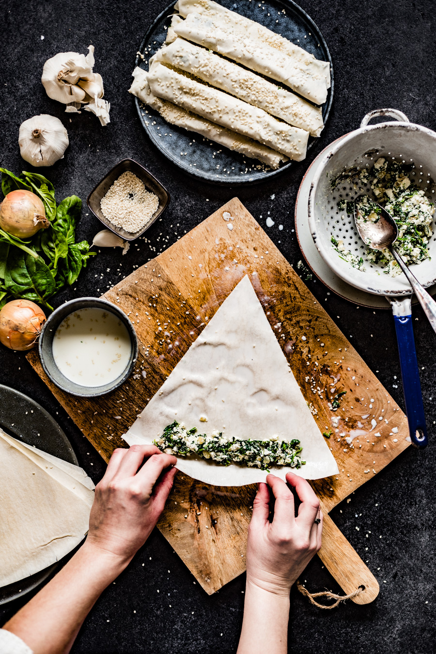 borek recept yufka deeg oprollen