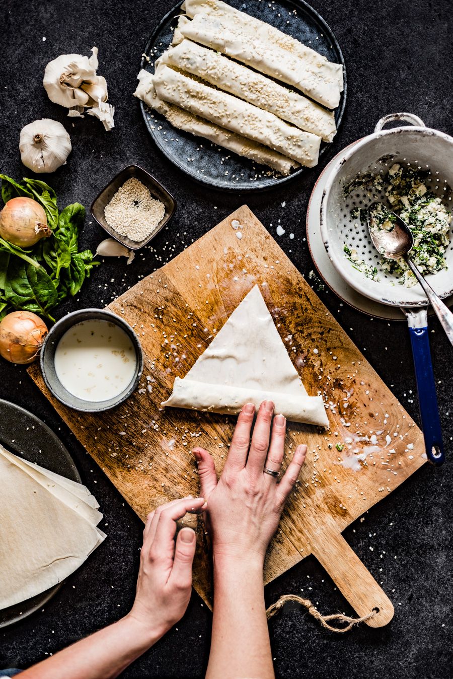 borek recept yufka deeg oprollen