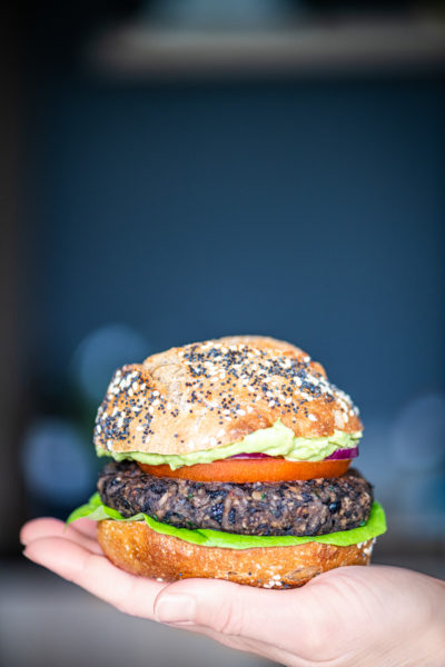 vegan hamburger