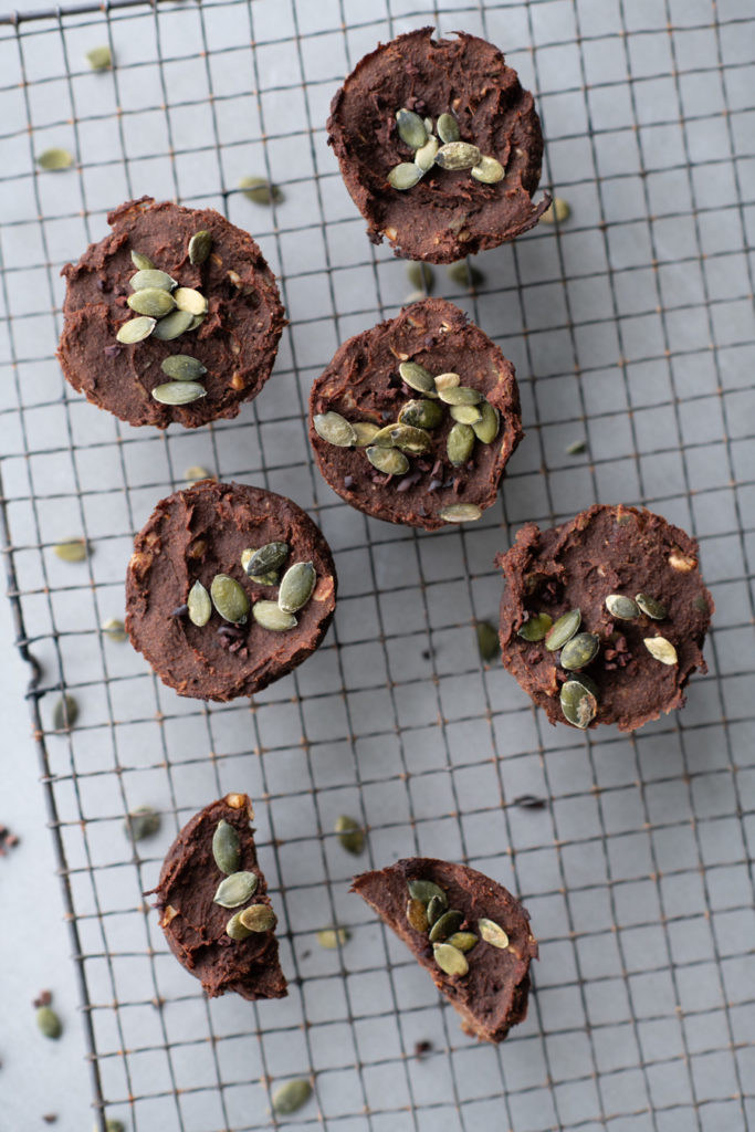 vegan chocolade muffins