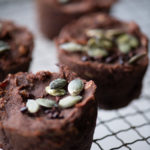 chocolade muffins van zoete aardappel