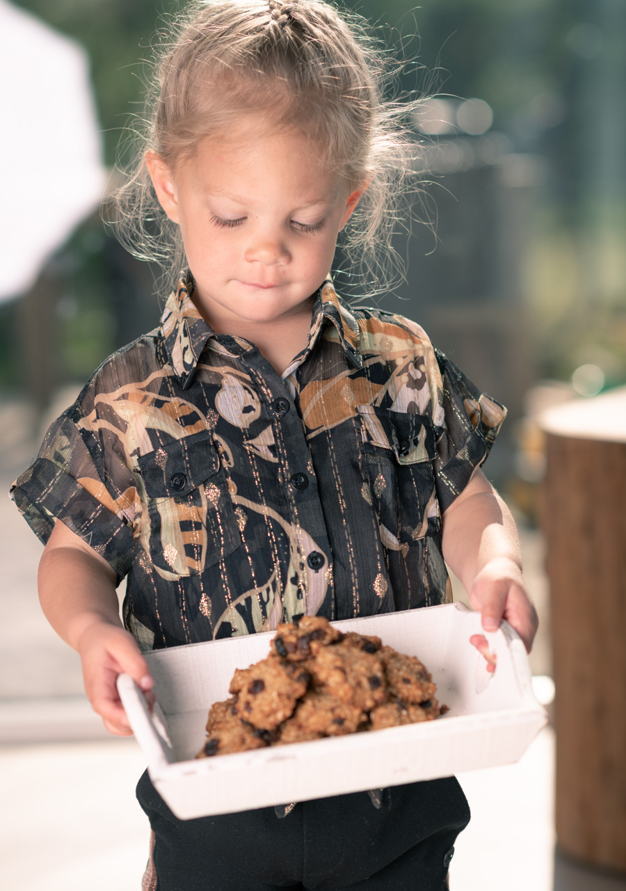 havermoutkoekjes met pindakaas bakken met je kind