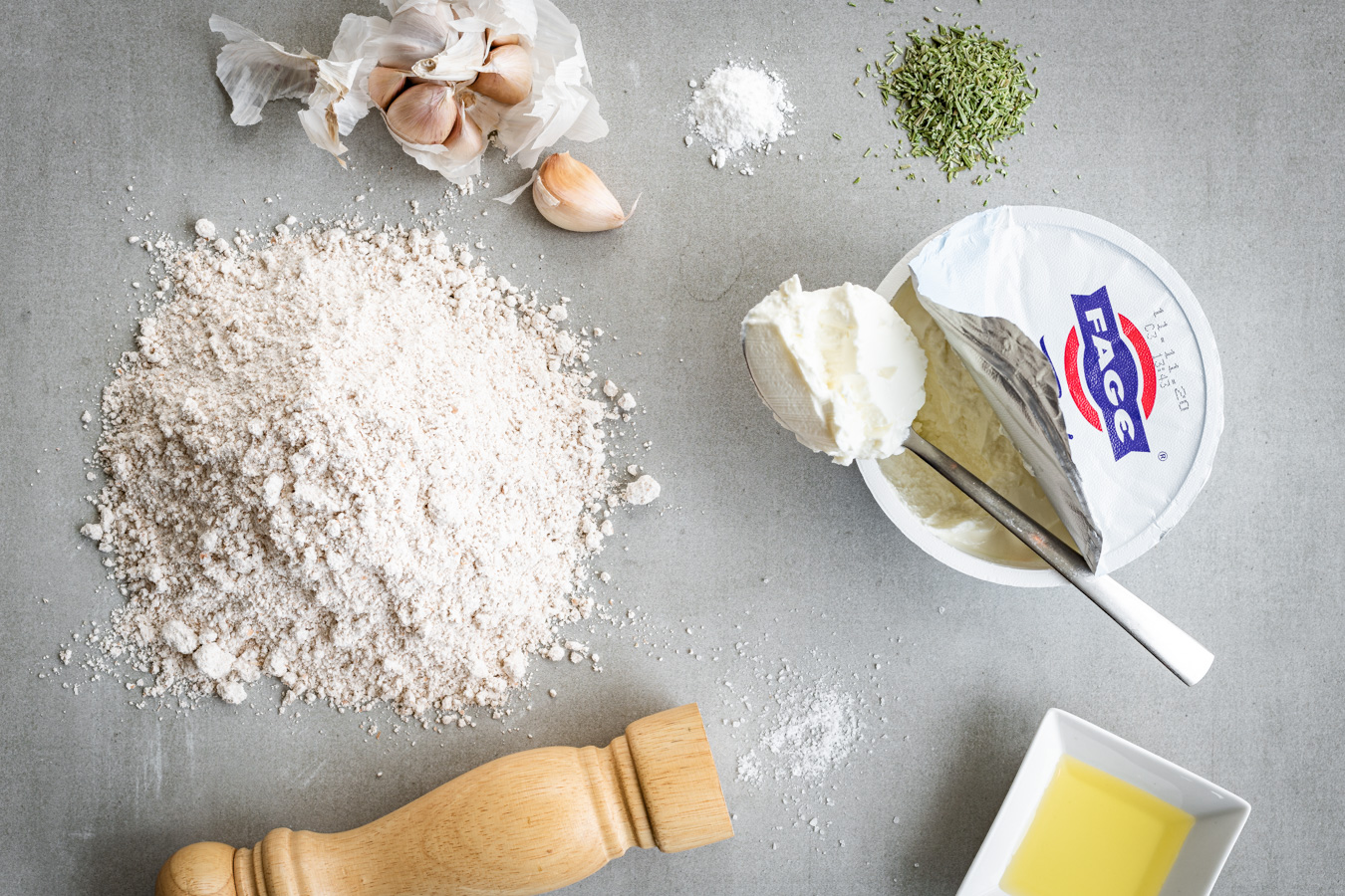 naan broodjes met FAGE Total 5%