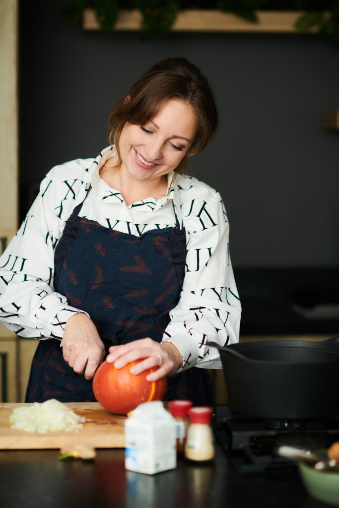 Jennifer maakt pompoensoep