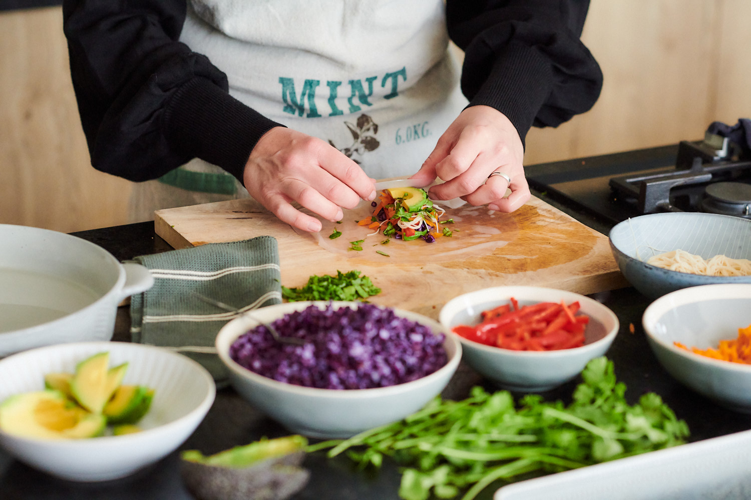 spring rolls maken