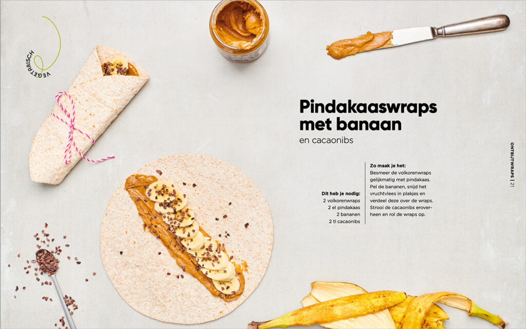 preview pindakaaswraps met banaan uit Wrap it up!