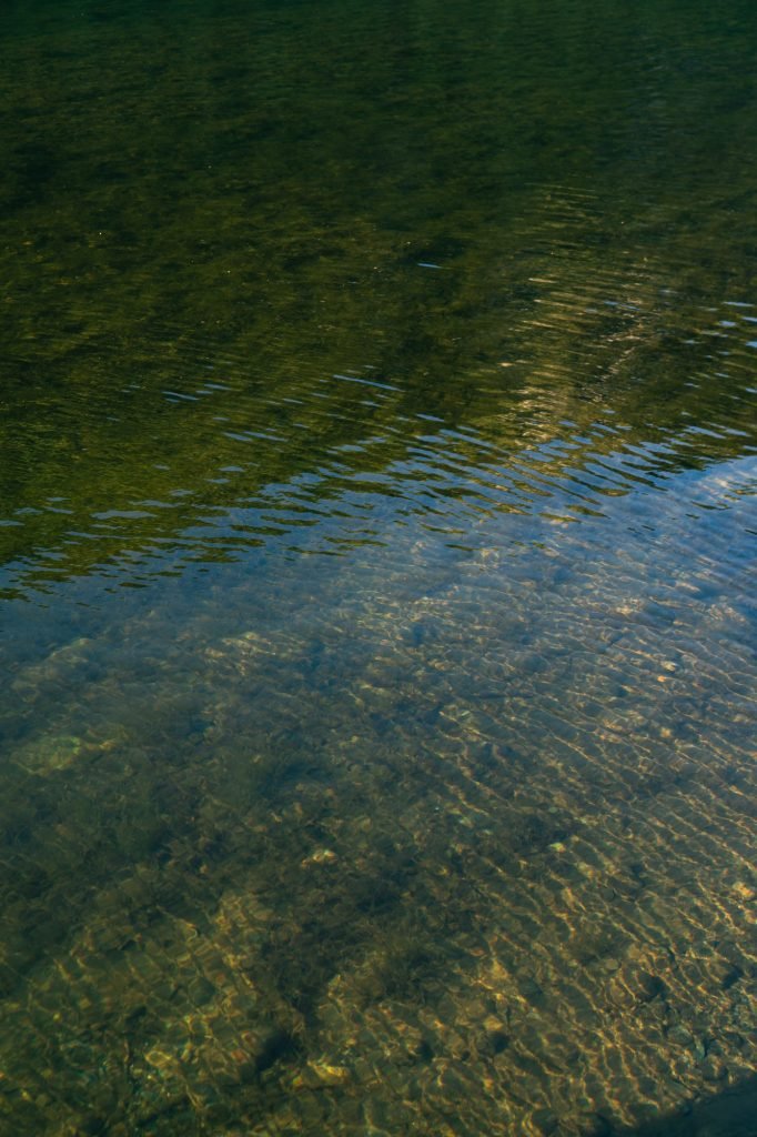 Het water van het Bandak meer