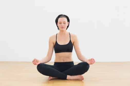 Sukhusana yogastilling