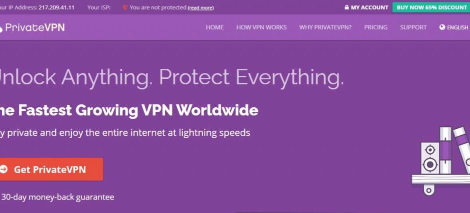 PrivateVPN Homepage-Review-1024x427