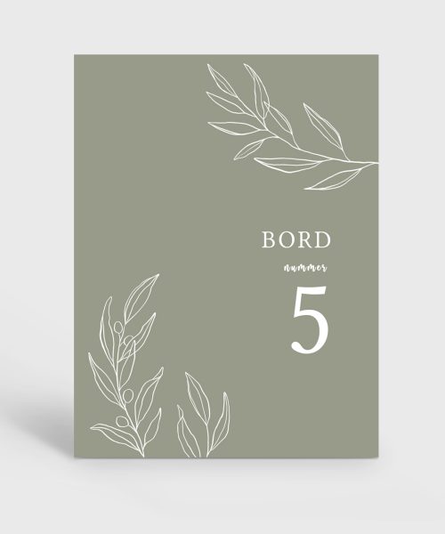 bryllup 25 - bordnummer
