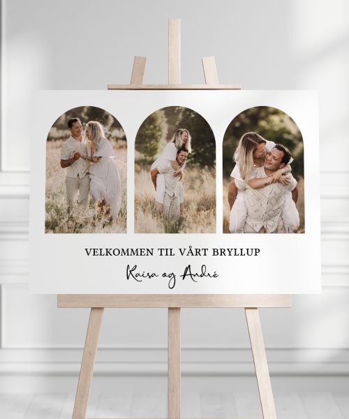 Bryllup 35 - velkomstskilt