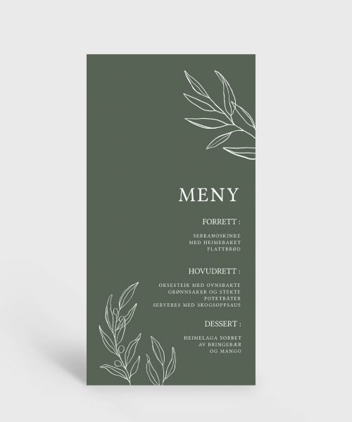 meny grønn