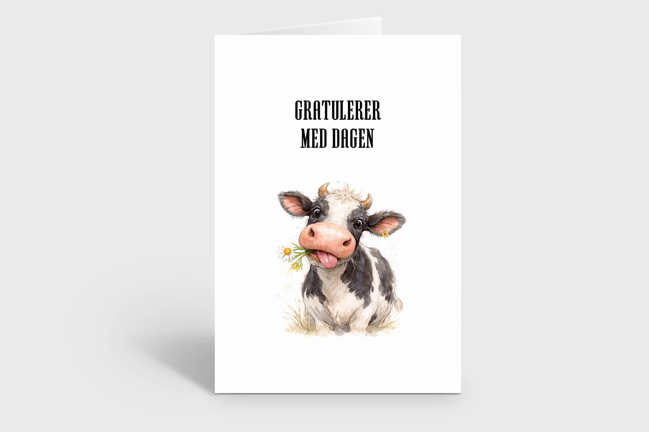Bursdagskort gratulerer