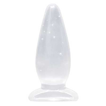 Crystal Clear Butt Plug, Medium