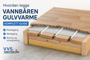 Vannbåren gulvvarme i 2026 – pris, oppbygging, styring og vanlige feil