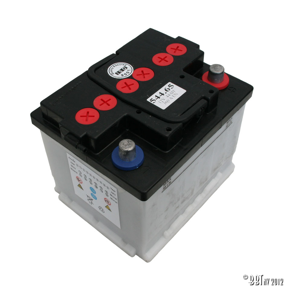Batterier & Tillbehör Batteri 6V, 66 Ah, utan syra (L 187 x B 169 x H 191) www.vwdelar.se