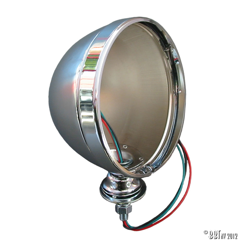 Elektronik Krom-strålkastarring med regulatorskruv i ringen (för nr 0660 och 0660-5) www.vwdelar.se