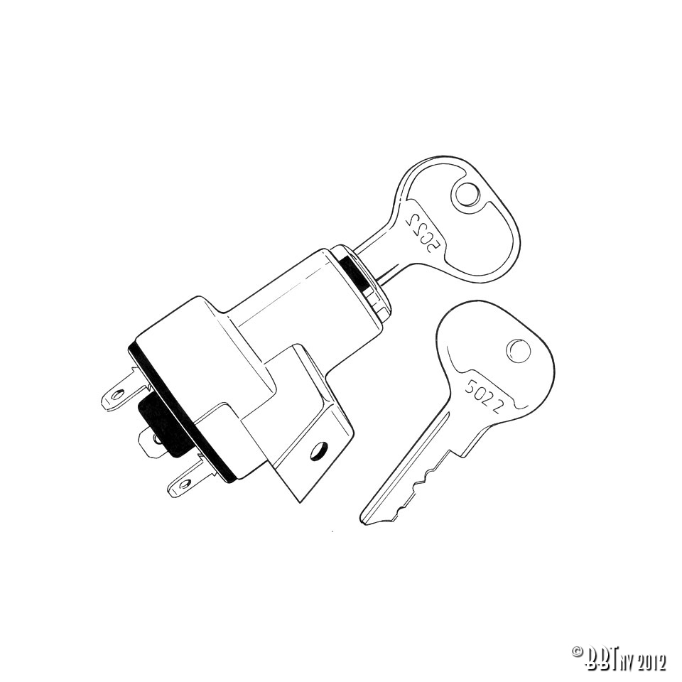 Elektronik Nyckel blank R – Buss 08 / 70-07 / 79, Typ 181 08 / 70-01 / 82 www.vwdelar.se