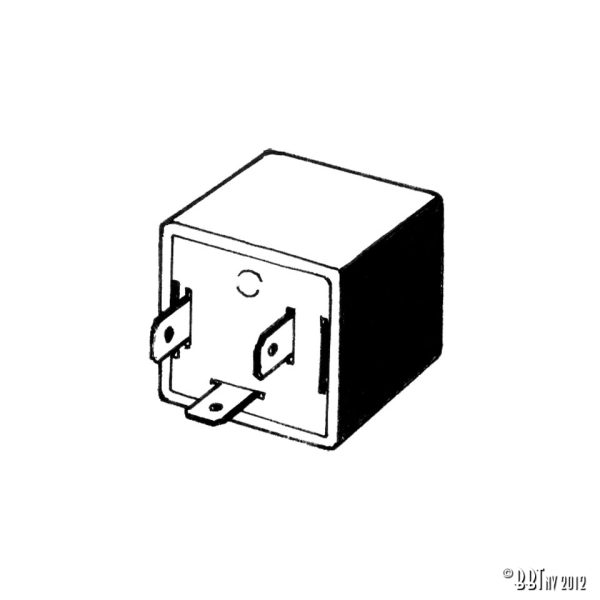 Elektronik Blinkersrelä 12 volt www.vwdelar.se