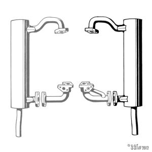 Avgassystem Ljuddämpare, höger www.vwdelar.se