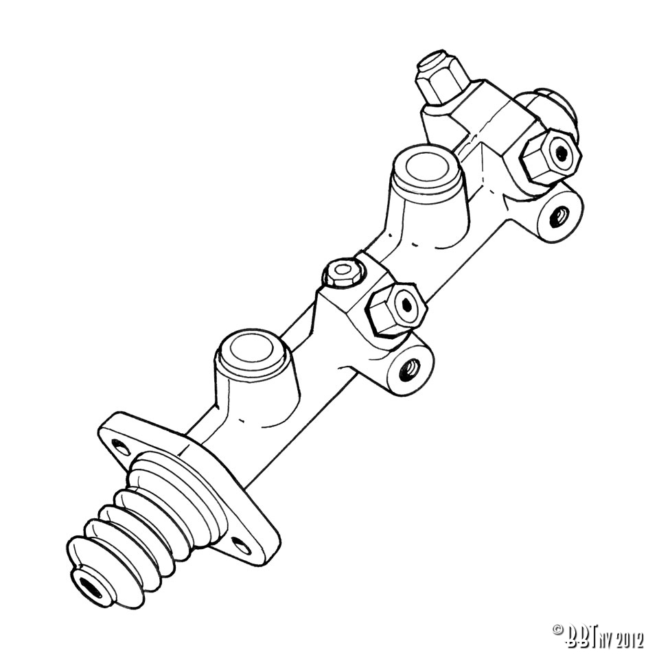 Bromssystem Huvudbromscylinder www.vwdelar.se