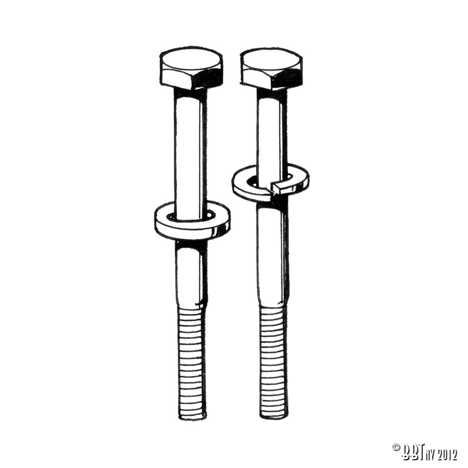 Chassi Spindeltappstoppbult,  styck (max 25 Nm) www.vwdelar.se