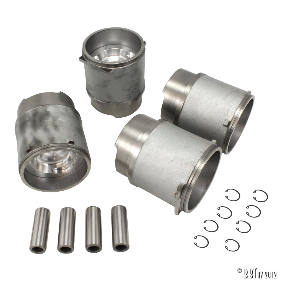 Cylinder/Kolvsats Kolv och cylindersats 30 DIN HP (36 SAE) – 80x64mm 1286cc – (4st) – AA-prestanda www.vwdelar.se