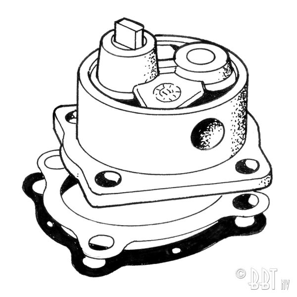 Motor Oljepump lager stil, Aluminium, Schadek www.vwdelar.se