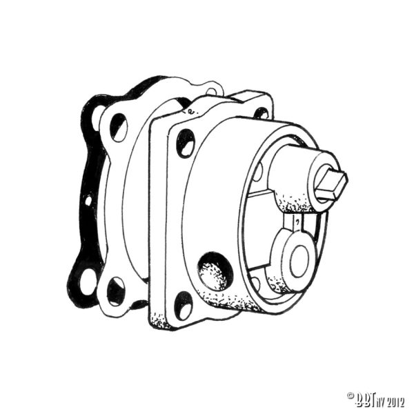 Motor Oljepump högflöde, Aluminium www.vwdelar.se