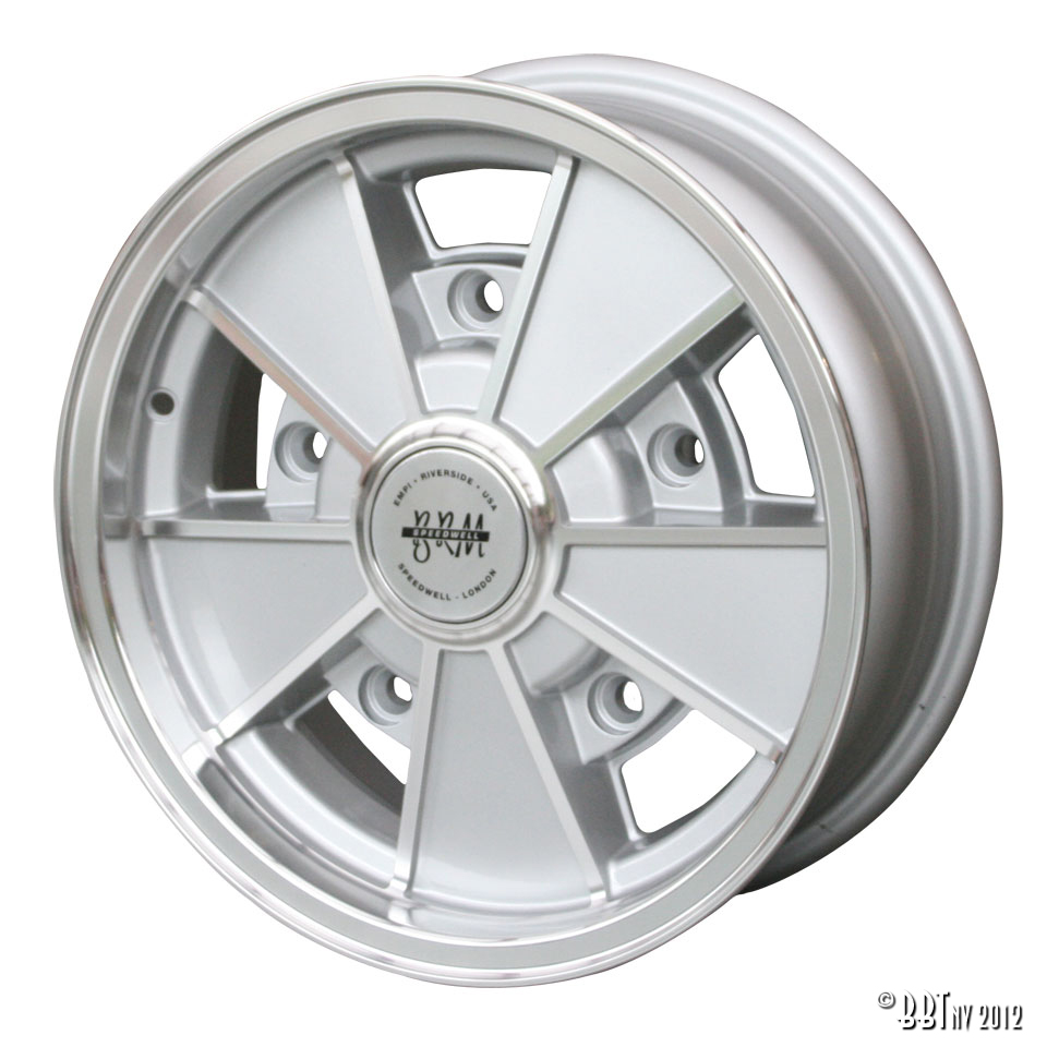 Fälgar Fälg Gasburner, polerad, 4 håls (4×130), ET +22 www.vwdelar.se