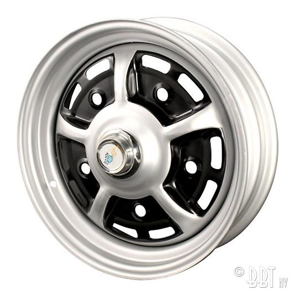 Fälgar Fälg, BBT Sprintstar Grey/black,15 x 4.5,5 lug (5×205),ET +34 www.vwdelar.se