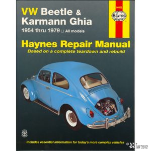 Böcker VW Bubbla & Karmann Ghia Manual, engelska, Freund Ken, Stubblefield Mike, John H Haynes www.vwdelar.se