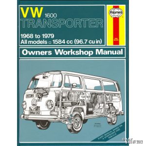 Böcker VW 1600 Transporter Manual, engelska, J.H. Haynes www.vwdelar.se