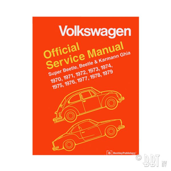 Böcker Bentley Manual Typ 11/14/15 – 1970-79 (engelska) www.vwdelar.se