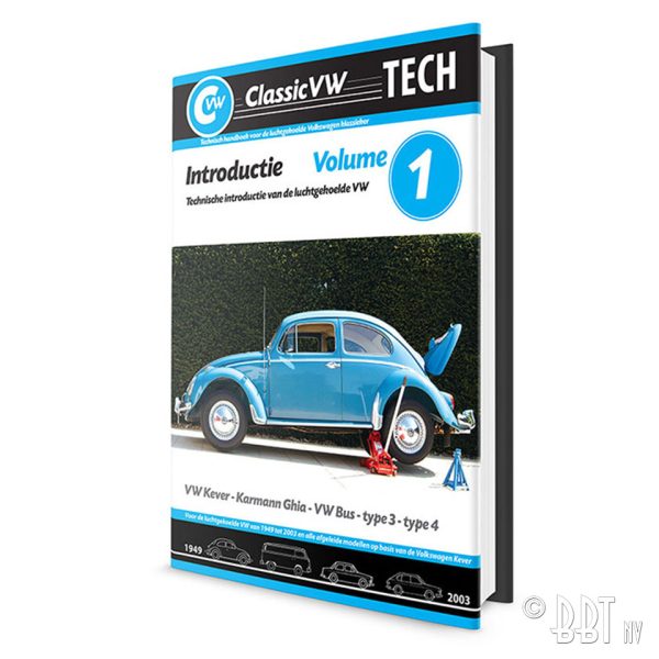 Böcker Classic VW Tech 1, Teknisk introduktion för Bug, Ghia, Buss, Typ 3, Typ 4, Holländska www.vwdelar.se