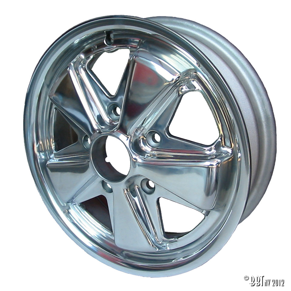 Fälgar Fälg 911 Style wheel, krom, DEEP 6, 15 x 6,5 lug (5×130), ET +35 www.vwdelar.se