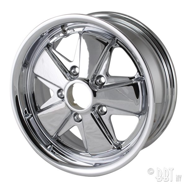 Fälgar Fälg 911 Style wheel, krom, DEEP 6, 15 x 6,5 lug (5×130), ET +35 www.vwdelar.se