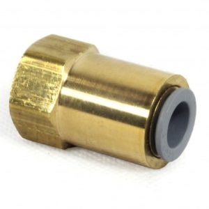Luftfjädring 3/8 ”NPT (F) till 3/8” luftledning Push Anslut rak montering, DOT www.vwdelar.se