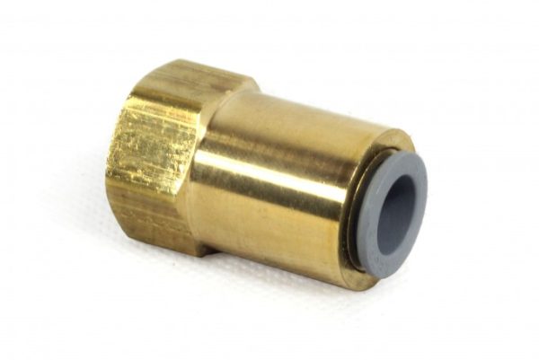 Luftfjädring 3/8 ”NPT (F) till 3/8” luftledning Push Anslut rak montering, DOT www.vwdelar.se