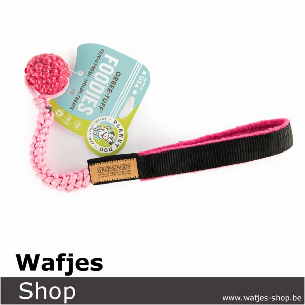 Wafjes-Bungee Pink Orbee-Tuff Planet Raspberry Fleece Fushia